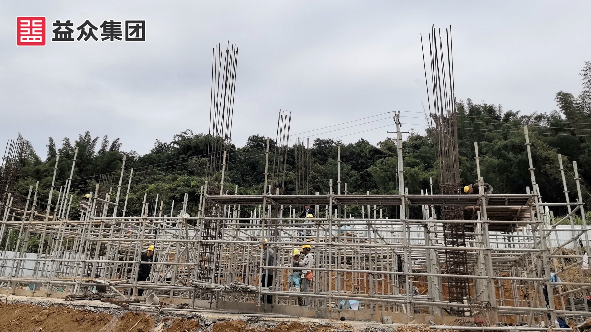 配電間、污泥脫水間支模架搭設(shè)_副本